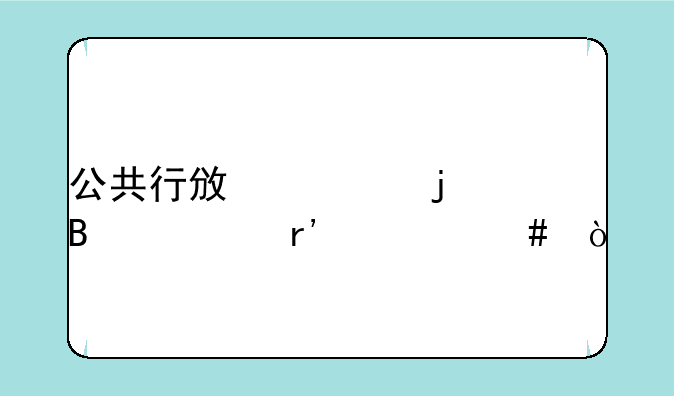 公共行政学的理论有什么？